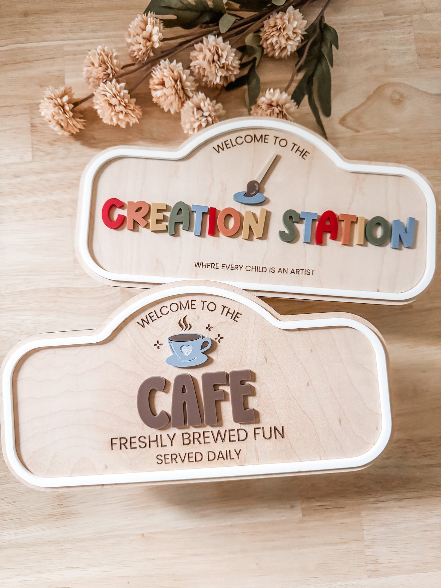 Pretend Play Plaque