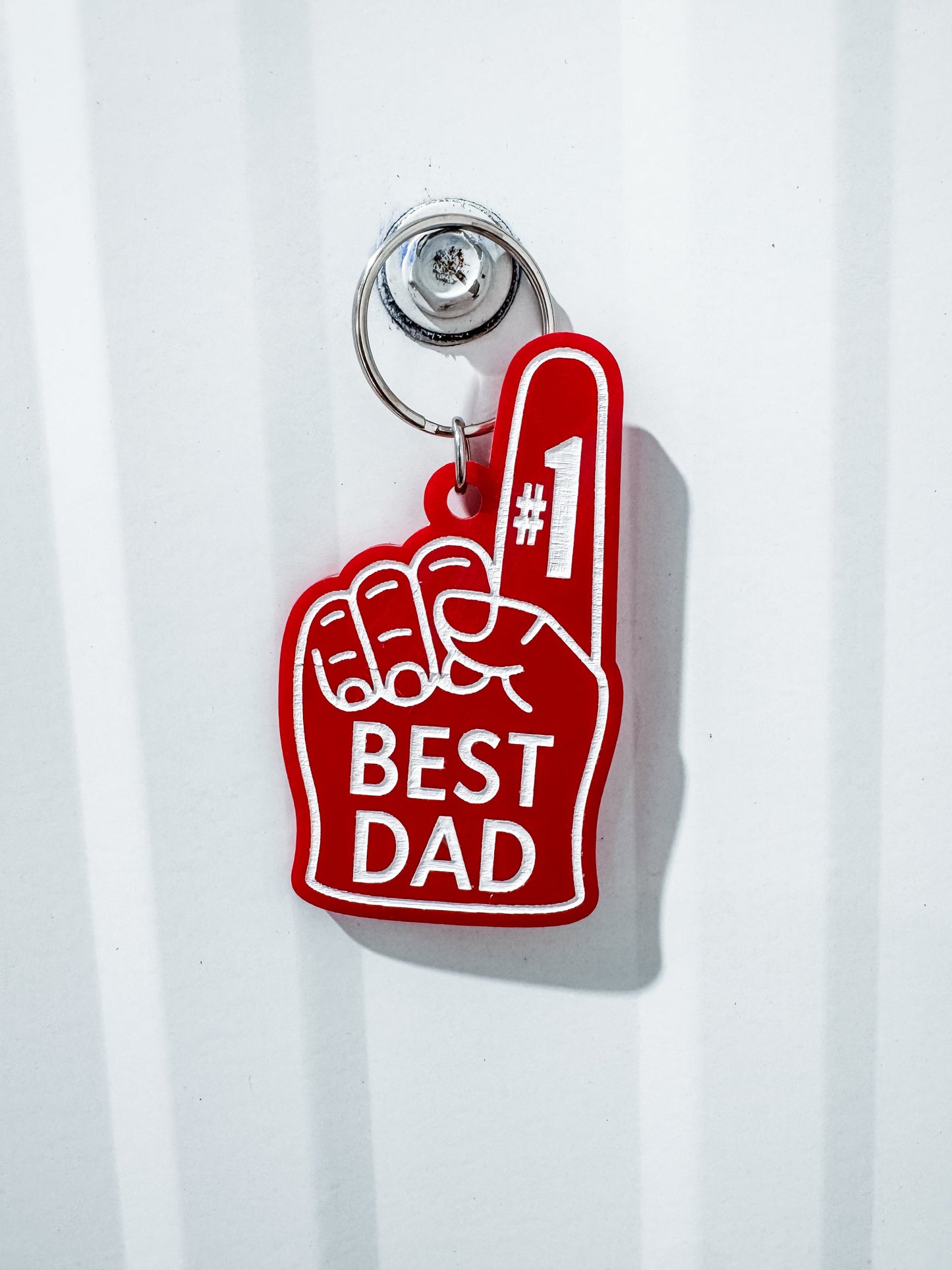 #1 Dad Keychain
