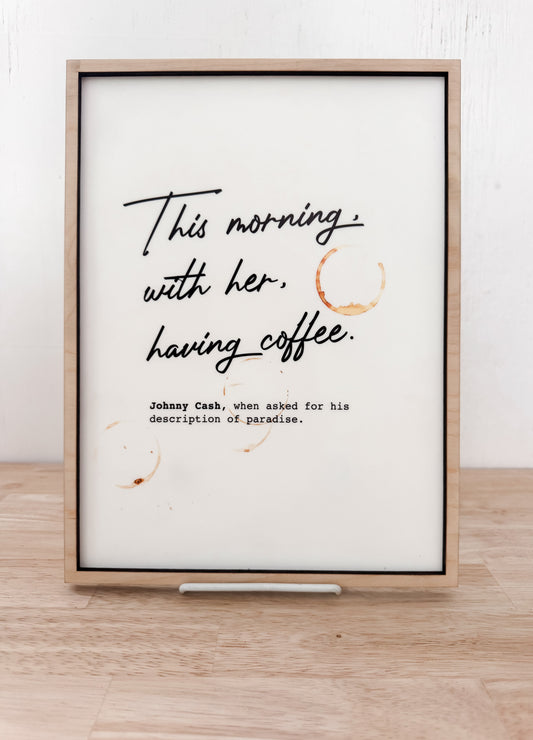 This morning With Her Sign