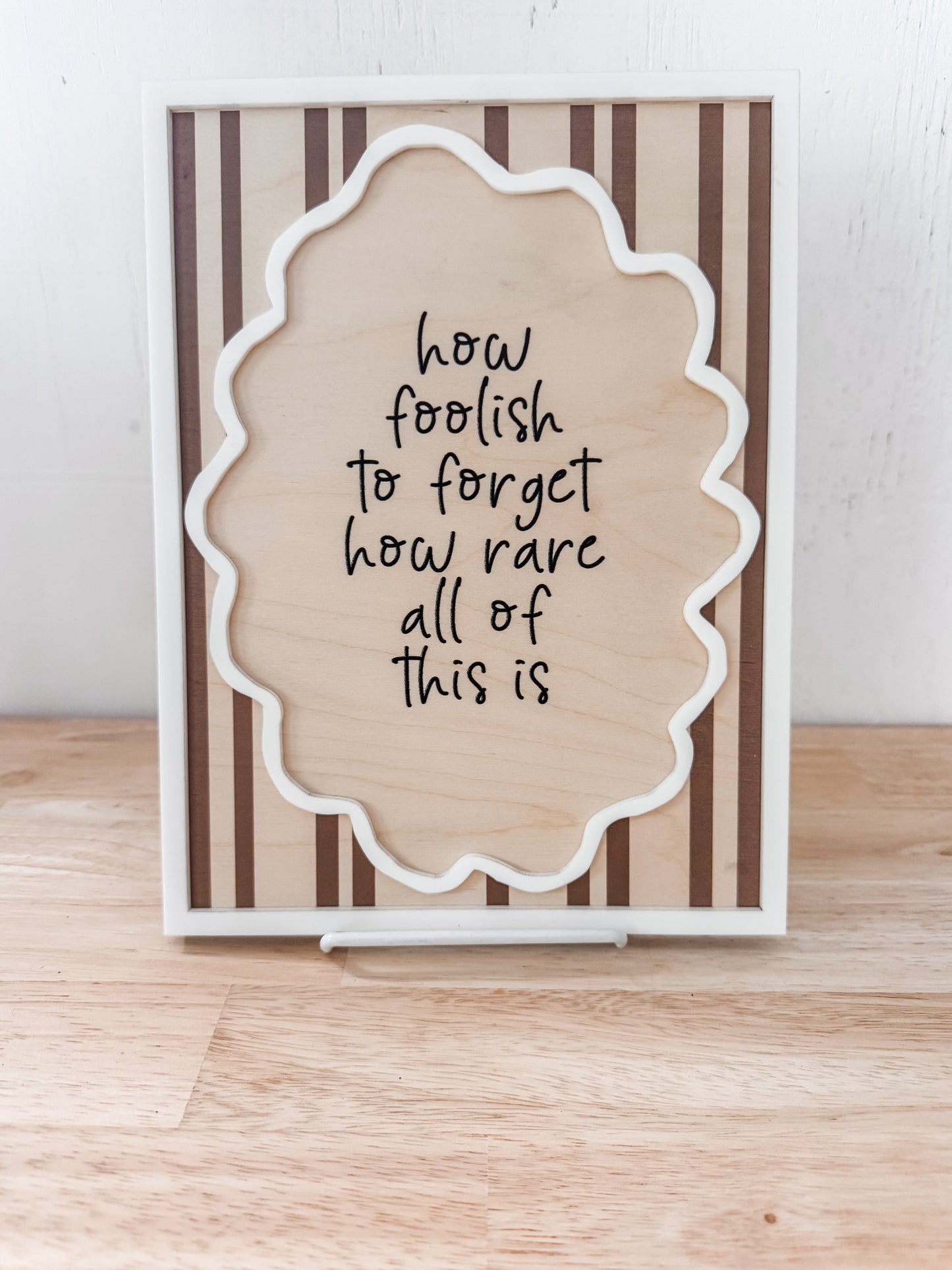 How foolish to forget Wall art