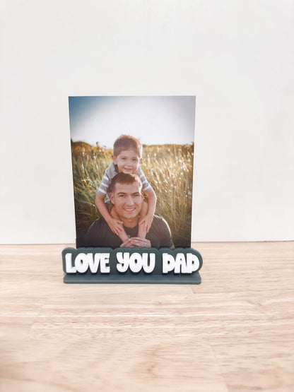 Personalized Dad Photo Holder