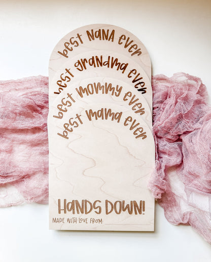DIY I Love You Mom | Kid’s Handprint Craft | Mother’s Day Gift Craft | Paint + Brush NOT included (Copy)